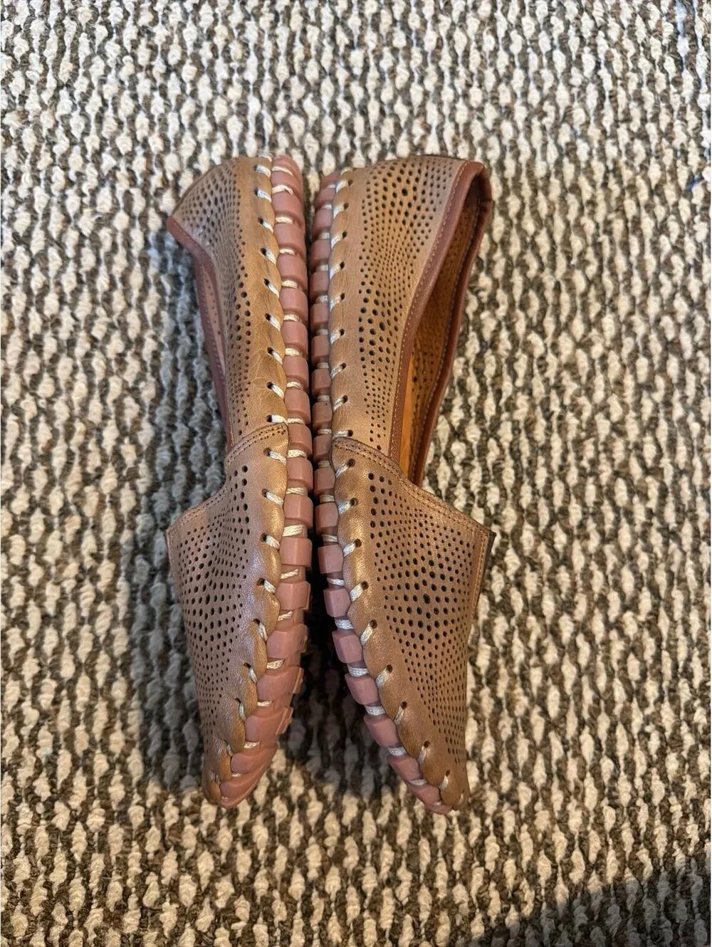 Spring Step Fia Perforated Leather Loafers 10